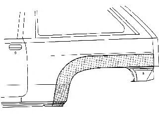 VAN WEZEL 3776146 -  Боковина